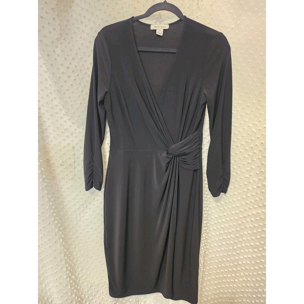 White House Black Market black long sleeve dress Size Medium